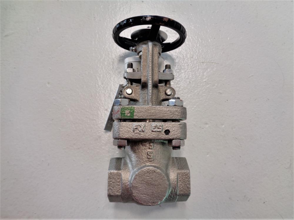 Kitz 1" Threaded 300# CN7M Monel Gate Valve AK300UMCN